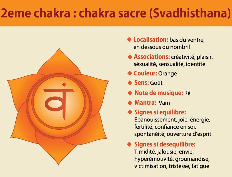 2éme chakra le chakra sacréSvadhisthana