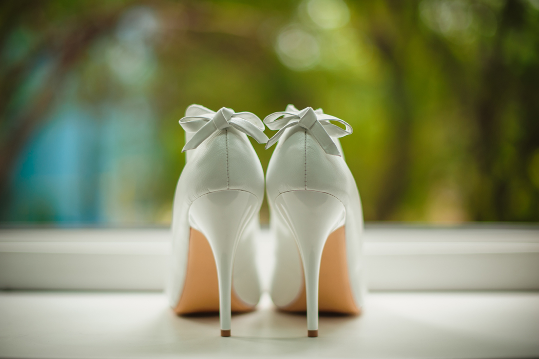 chaussures de mariée noeud